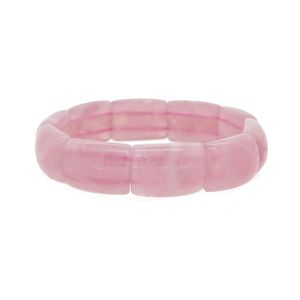 Rose quartz stretch bracelet